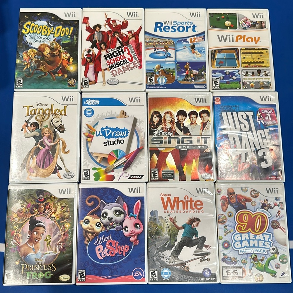Wii video games -package 2